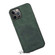 iPhone 15 Plus Denior PU Dual Card Slot Back Cover Phone Case - Green