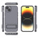 iPhone 15 Plus Wavy Texture TPU Phone Case with Lens Film - Grey