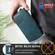 iPhone 15 Plus TTUDRCH RFID Retro Texture Magnetic Leather Phone Case - Greem