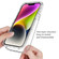 iPhone 15 Plus Full Body Shockproof Clear Gradient Phone Case - Transparent