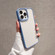 iPhone 15 Plus Macaron High Transparent PC Phone Case - Light Blue