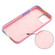 iPhone 15 Plus Rainbow Liquid Silicone Phone Case - Pink