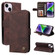 iPhone 15 Plus Skin Feel Life Tree Leather Phone Case - Brown