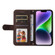 iPhone 15 Plus Skin Feel Life Tree Leather Phone Case - Brown
