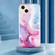 IMD Marble TPU Phone Case iPhone 15 Plus - Pink Blue