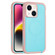 iPhone 15 Plus Defender Series XT MagSafe Magnetic PC + TPU Shockproof Phone Case - Turquoise+Pink