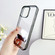 iPhone 15 Plus Linear Shape Holder Phone Case - Black