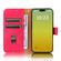 iPhone 15 Plus Skin Feel Magnetic Flip Leather Phone Case - Rose Red