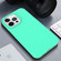 iPhone 15 Plus Starry Series Shockproof Straw Material + TPU Protective Case - Green