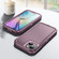 iPhone 15 Plus Life Waterproof Rugged Phone Case - Purple + Pink