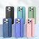 iPhone 15 Plus Skin Elastic Wrist Grip Back Cover Phone Case - Blue