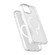 iPhone 15 Plus Terminator Style Transparent MagSafe Magnetic Phone Case - Transparent