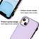 iPhone 15 Plus Leather Texture Full Coverage Phone Case - Purple