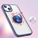 Ring Holder TPU Acrylic Phone Case iPhone 15 Plus - Blue