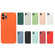 iPhone 15 Plus Straight Edge Solid Color TPU Shockproof Phone Case - Orange