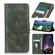 iPhone 15 Plus Mirren Crazy Horse Texture Horizontal Flip Leather Phone Case - Dark Green