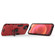 iPhone 15 Plus Shockproof PC + TPU Holder Phone Case - Red iPhone 15 Plus Shockproof PC + TPU Holder Phone Case - Red