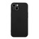 iPhone 15 Plus Straight Edge Solid Color TPU Shockproof Phone Case - Black