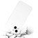 iPhone 15 Plus Straight Edge Solid Color TPU Shockproof Phone Case - White