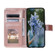 iPhone 15 Plus Totem Flower Embossed Leather Phone Case - Rose Gold