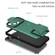 iPhone 15 Plus Stereoscopic Holder Sliding Camshield Phone Case - Green