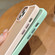 iPhone 15 Plus Shield Skin Feel PC + TPU Phone Case - Matcha Green