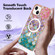 iPhone 15 Plus Marble Pattern Dual-side IMD Magsafe TPU Phone Case - Colorful Scales