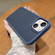 iPhone 15 Plus Shield Skin Feel PC + TPU Phone Case - Navy Blue