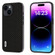 iPhone 15 Plus ABEEL Carbon Fiber Texture Protective Phone Case - Black