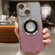 iPhone 15 Plus MagSafe Gradient Glitter Electroplating TPU Phone Case - Rose