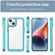 iPhone 15 Plus Colorful Series Acrylic + TPU Phone Case - Transparent Blue
