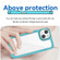 iPhone 15 Plus Colorful Series Acrylic + TPU Phone Case - Transparent Blue