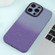 iPhone 15 Plus Gradient Starry Silicone Phone Case with Lens Film - Grey Purple