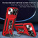iPhone 15 Plus Camshield Robot TPU Hybrid PC Phone Case - Red