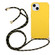iPhone 15 Plus Wheat Straw Material + TPU Phone Case with Lanyard - Yellow