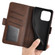 iPhone 15 Plus Dual-side Magnetic Buckle Horizontal Flip Leather Phone Case - Brown