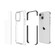 iPhone 15 Plus Four-corner Shockproof TPU + Acrylic Phone Case - Black + Transparent