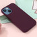 iPhone 15 Plus Shockproof Silicone Magsafe Phone Case - Plum Color