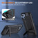 iPhone 15 Plus Matte Holder Phone Case - Black