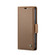 iPhone 15 Plus CaseMe 023 Butterfly Buckle Litchi Texture RFID Anti-theft Leather Phone Case - Brown