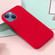 iPhone 15 Plus Shockproof Silicone Magsafe Phone Case - Red