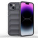 iPhone 15 Plus Magic Shield TPU + Flannel Phone Case - Dark Grey