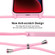 iPhone 15 Plus Crossbody Lanyard Liquid Silicone Case - Pink