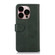 iPhone 14 Pro Max Cow Texture Leather Phone Case  - Green