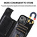 iPhone 14 Pro Max Double Buckle Phone Case  - Black
