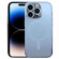 iPhone 14 Pro Max MagSafe Electroplating Straight TPU Phone Case  - Blue