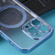 iPhone 14 Pro Max MagSafe Electroplating Straight TPU Phone Case  - Blue