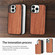 iPhone 14 Pro Max TPU + Solid Wood Phone Case  - Bamboo