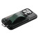 iPhone 14 Pro Max Suteni H13 Card Wallet Wrist Strap Holder PU Phone Case - Black