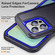 iPhone 14 Pro Max Life Waterproof Rugged Phone Case - Dark Blue + Royal Blue